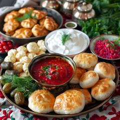 Traditional Russian Recipes: A Glimpse of Flavorful Piroshki, Borscht, Blinis and More