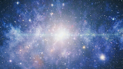 Naklejka premium Abstract background with space, wonderful night starry sky