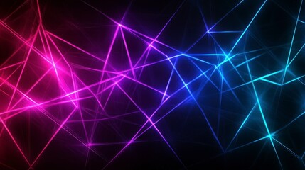 Abstract lines of vibrant light in shades of pink and blue, creating a dynamic and energetic background pattern