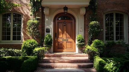 Front Door Front door and stoop. House