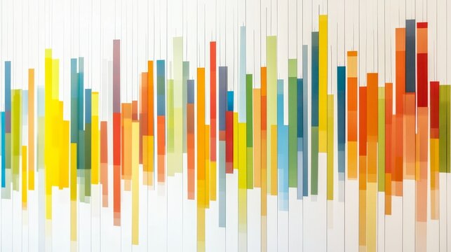 Vertical bars used to organize information and make it easier to read. They can show different categories or types of data.