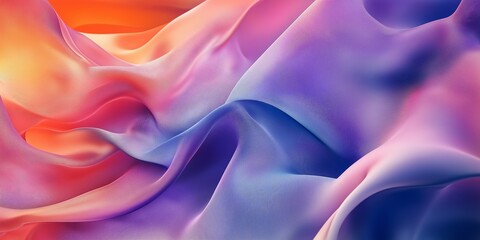 Satin texture background with light cream and colorful folds offering a subtle and timeless design ideal for elegant presentations and artistic compositions