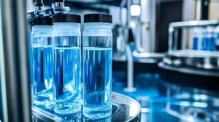 Futuristic Smart Water Purification System with Innovative Lab Equipment