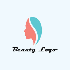 spa beauty salon and makeup natural beauty logo design vector