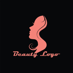 spa beauty salon and makeup natural beauty logo design vector