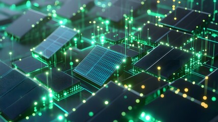 Futuristic Renewable Energy Cryptocurrency Mining Technological Landscape