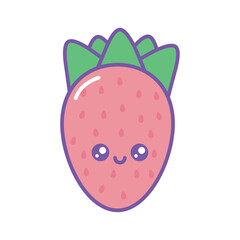 Vector image of a kawaii-style spawn icon with a white background