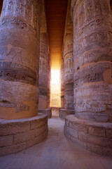 columns in the temple of karnak