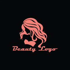 spa beauty salon and makeup natural beauty logo design vector