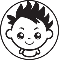 Fototapeta premium Baby Tickle Monster and the Silly Surprise Adventure A Day of Laughter