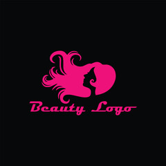 spa beauty salon and makeup natural beauty logo design vector