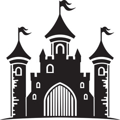 Fototapeta premium The Ancient Prophecy Secrets Guarded by the Castle