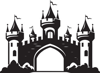 Obraz premium The Tale of the Silver Crown Legends from the Castle
