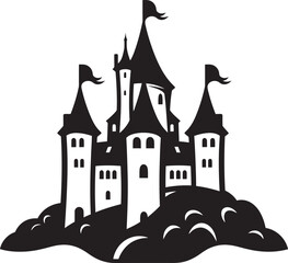 Obraz premium The Castle of Enigmatic Spirits Tales from the Beyond