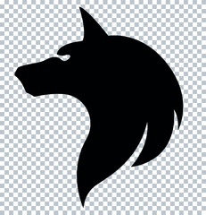 Fox logo. fox head logo vector icon illustration, fox Sign or Logo Template. fox head logo vector icon.	
