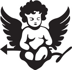 Fototapeta premium Cupid Promise The Commitment and Dedication of True Love