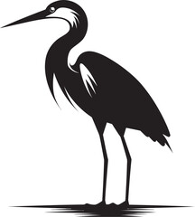 Obraz premium Herons and Their Interaction with Humans Coexistence and Conflict