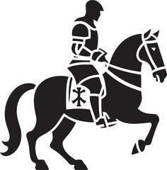 Fototapeta premium Beneath the Armor The Soul of a Jousting Knight