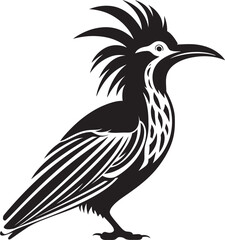 Naklejka premium The Roadrunner and the Coyote Nature Most Famous Rivalry