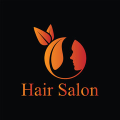 Obraz premium spa beauty salon and makeup natural beauty logo design vector