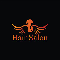 spa beauty salon and makeup natural beauty logo design vector