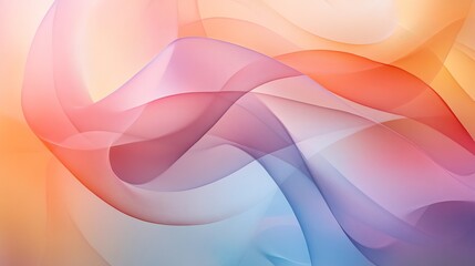 Obraz premium Colorful flowing forms creating an abstract and dynamic composition