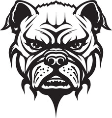 Fototapeta premium Bulldog Bruiser The Chronicles of a Grumpy Guardian