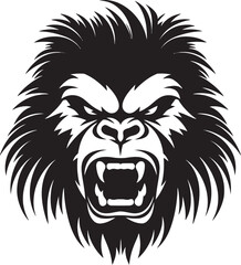Obraz premium Roar of the Untamed Gorilla Tiger Warrior