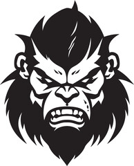 Obraz premium Feral Fury The Gorilla Tiger Rampage