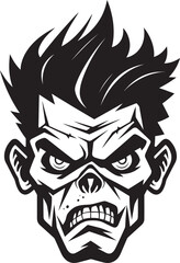 Fototapeta premium The Roar of the Angry Zombie Chronicles of Fear and Fury