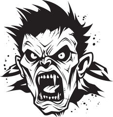 Obraz premium Vengeance in the Night The Awakening of the Angry Undead