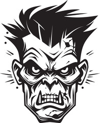 Obraz premium Fury from the Beyond The Tale of the Infuriated Zombie
