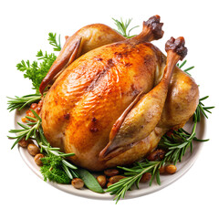 roasted chicken with vegetables