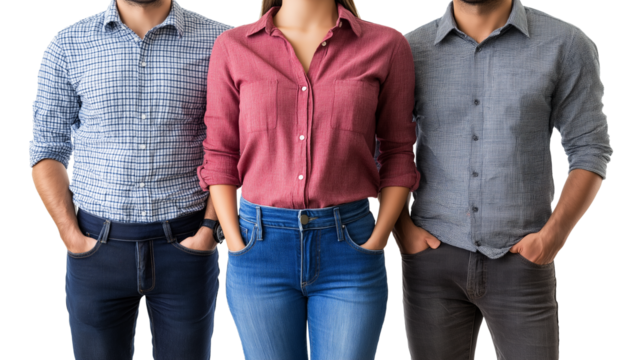 group of business people standing in suits PNG