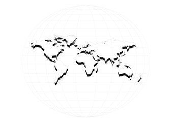 mapa, geografia, kontynenty © Marek