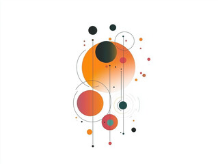 Abstract dot art