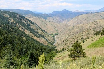Obraz premium mountain landscape in summer
