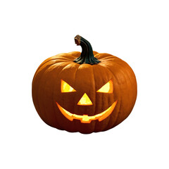 jack o'lantern isolated on transparent background