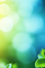 Fototapeta premium Creamy blurred abstract background with Spring colors.