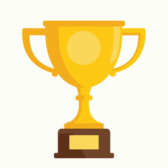 Golden Trophy Vector