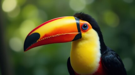 Obraz premium Vivid Toucan Portrait