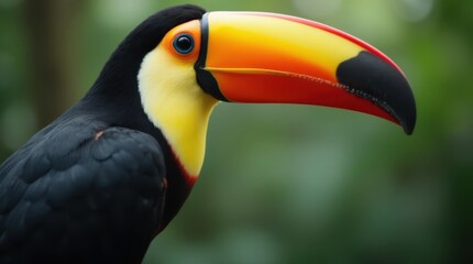 Fototapeta premium Vivid Toucan Portrait