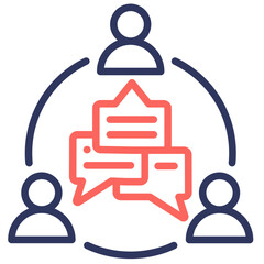 Fototapeta premium Employee Engagement Icon