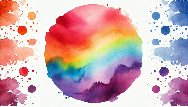 pride watercolor background