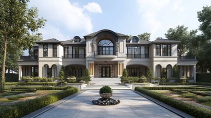 Designing a dream home by hand and transforming it into a tangible reality.