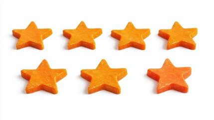 Obraz premium Colorful Star-Shaped Gummies for Kids