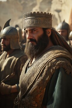 The Fall of Ahab: A Cinematic and Photorealistic Depiction of Israel's Defeat by King Mesha and the Moabites