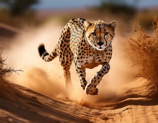 Fototapeta premium leopard in the wild