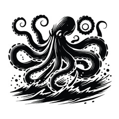 Fototapeta premium Kraken Emergence