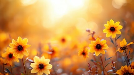 Obraz premium Midday Golden Meadow
